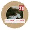 Beige Suede Mat Board for 18x18 Frames - Circle Opening for 16x16 Photos